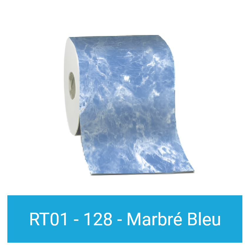 Liner mosaïque 75/100 pour Kit Piscine Béton Aspect Bois Allongé 635x472x130cm