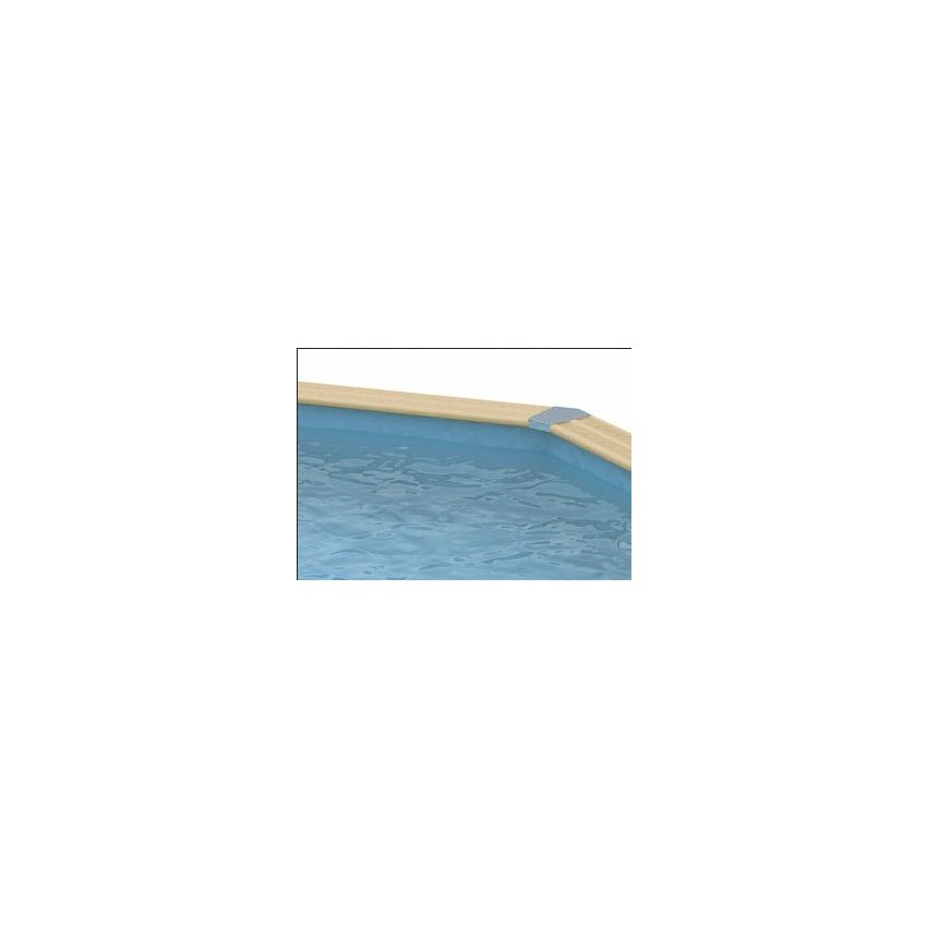 Liner Bleu 75/100ème pour piscine octogonale allongée  820x470xH130 cm