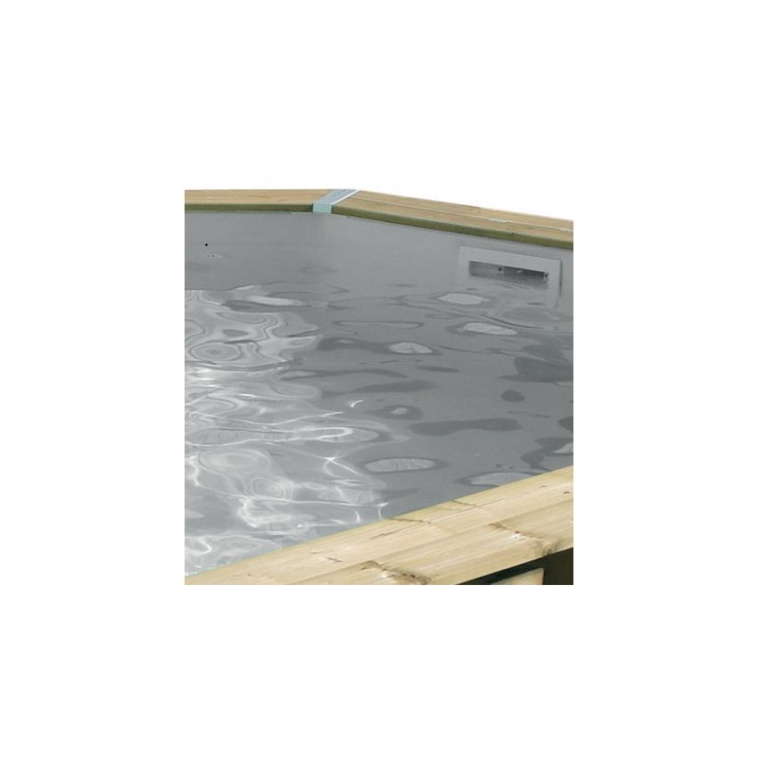 Liner Gris 75/100ème pour piscine Octogonale 580 x H130cm