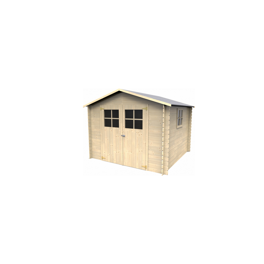 Abri de jardin en bois Mirama - 7,24 m²