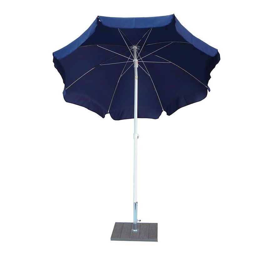 Parasol Bleu NOVARA 100/8cm ∅200cm