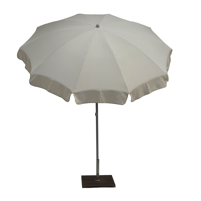 Parasol Gris NOVARA 100/8cm ∅200cm