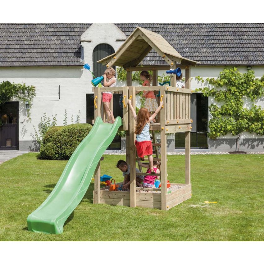 Station de jeux en bois Blue Rabbit 2.0 Pagode