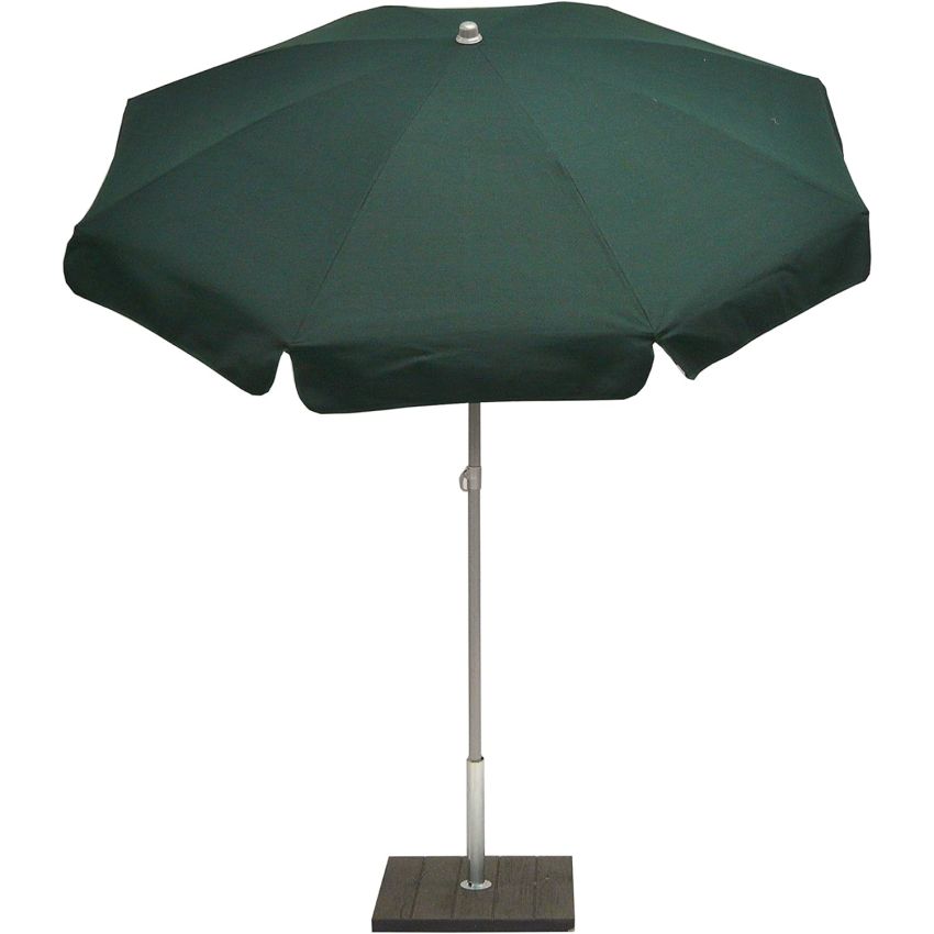 Parasol VENEZIA Coton 200/8 cm Vert et Blanc