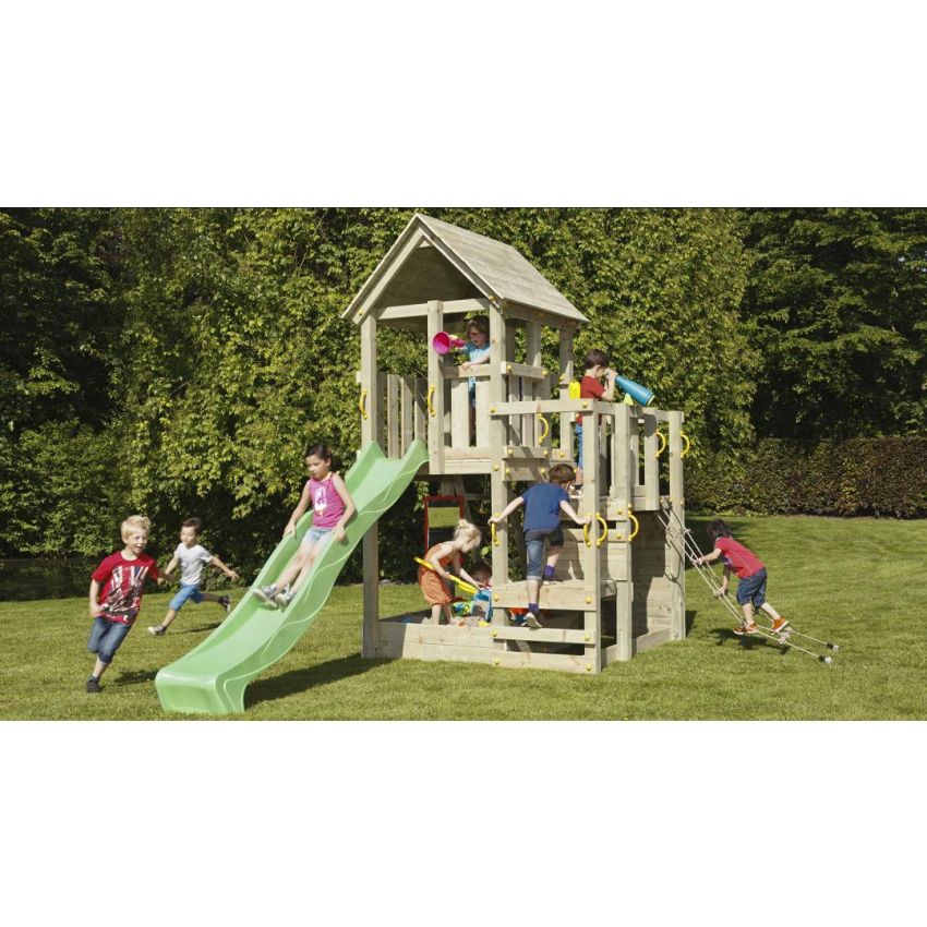 Station de jeux en bois Penthouse  Blue Rabbit 2.0 + Toboggan 