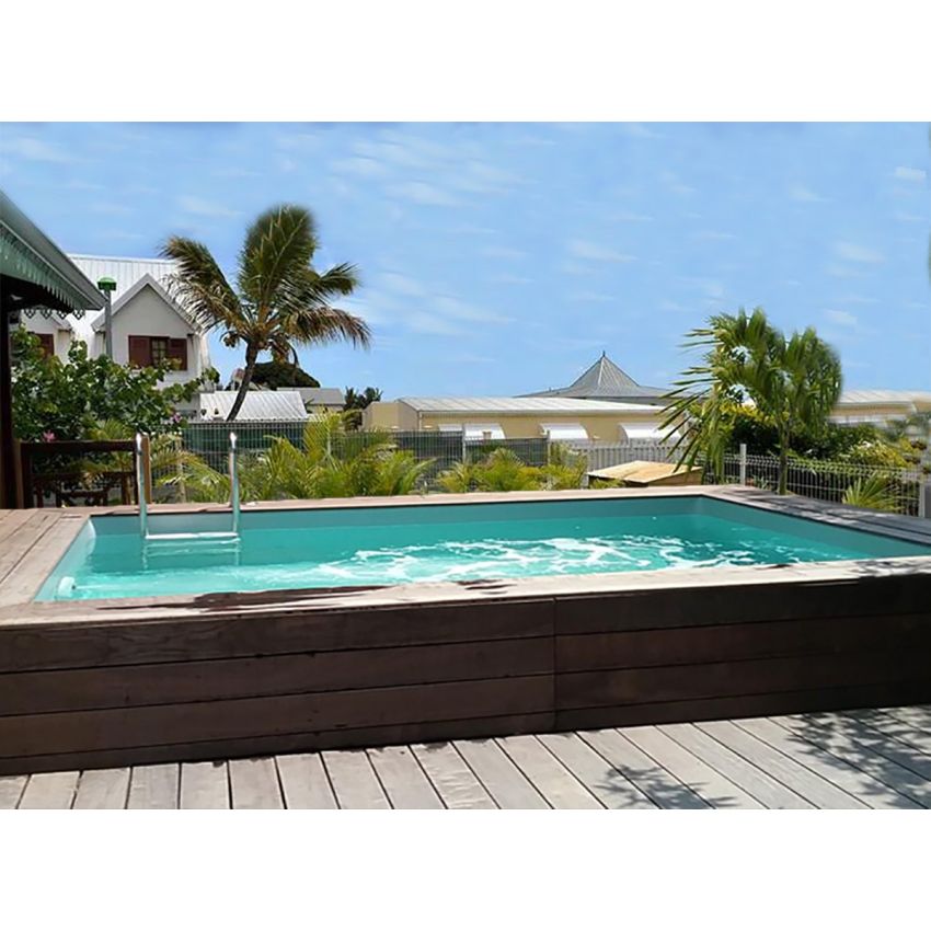 Piscine bois Luxe Rectangulaire 420x320x131cm