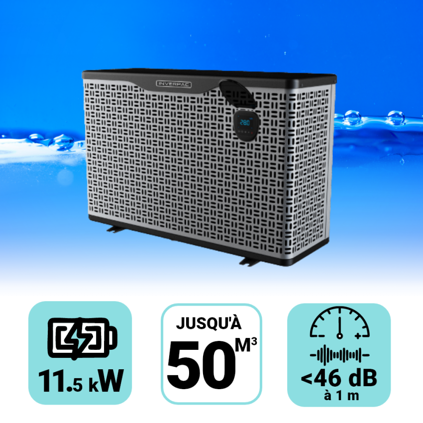 Pompe à chaleur Platinium Boost 11kW pour piscine de 20-50m3