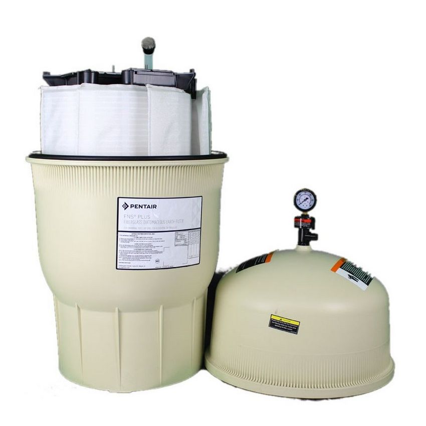 Filtre à diatomées Pentair FNS Plus 22m³/h vanne 2’