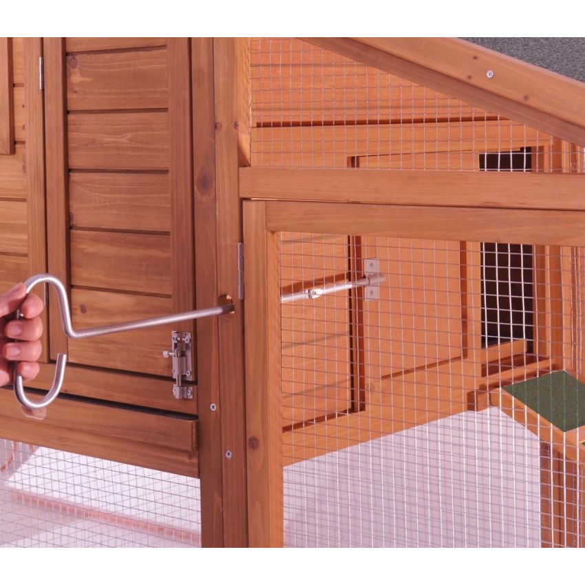 Poulailler Standard 1.12m² pour 3/4 poules 198x75.5x103cm