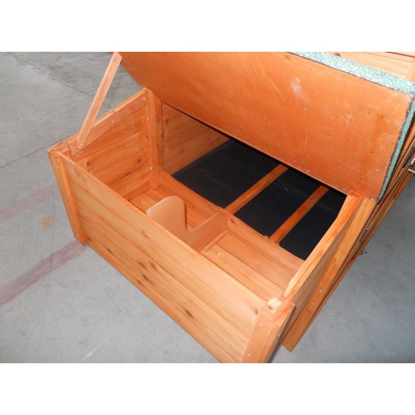 Poulailler Standard 1.12m² pour 3/4 poules 198x75.5x103cm