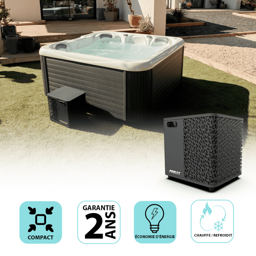 Pompe à Chaleur SPA Poolex Spawer O'Spa 3 Kw avec Chiller