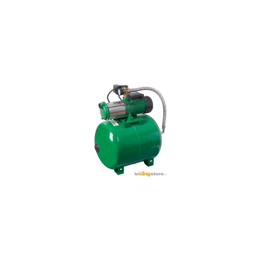 Pompe Surpresseur 100L avec multi-cellulaire 5 turbines auto-amorcante