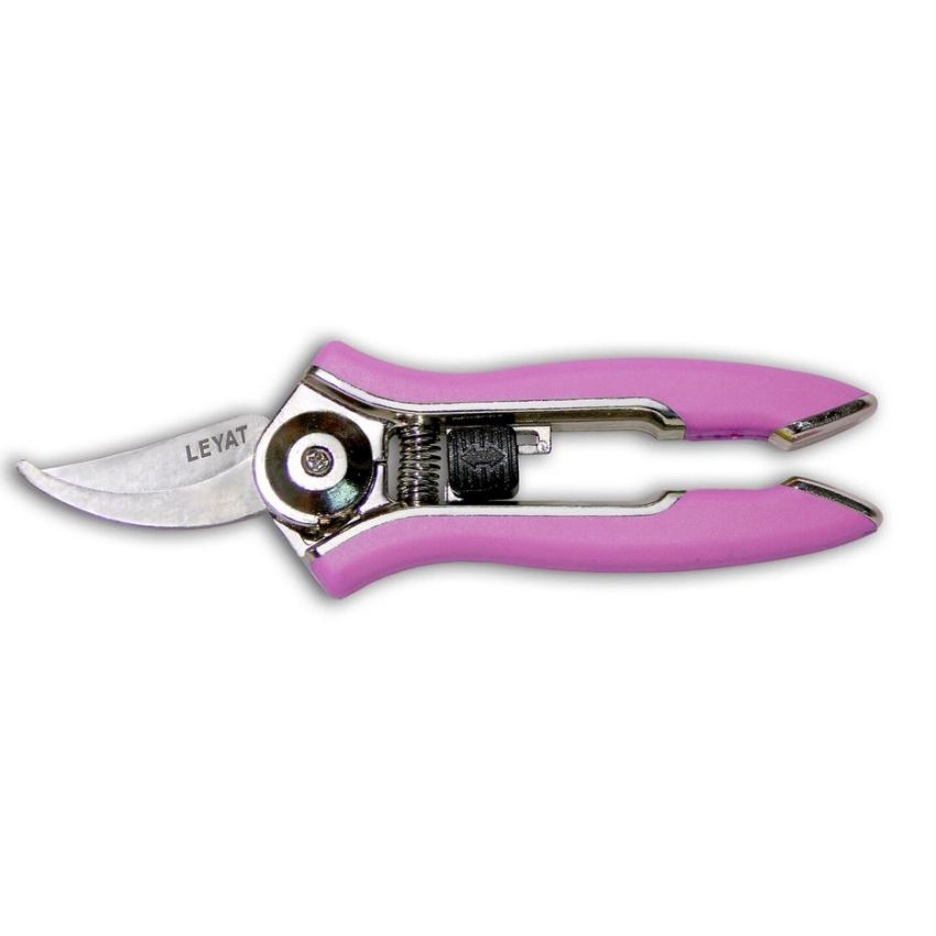 Petit sécateur Violet Lame Courbe HAPPY LINE