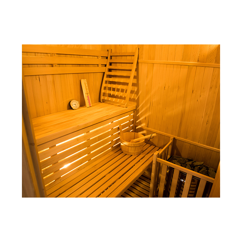 Sauna Traditionnel Sense 3 Places Pack complet