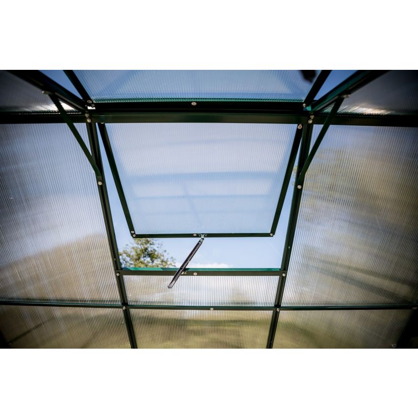 Serre Jardin Structure Alu Verte 10,50 m2