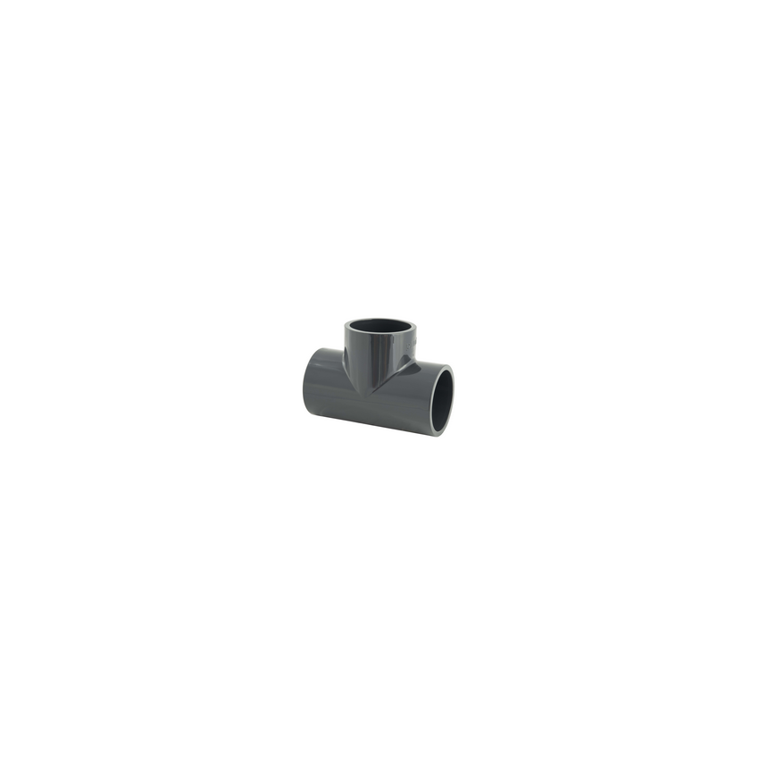 Raccord PVC Té 90° 140 mm PN 16 femelle à coller