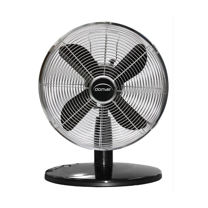Ventilateur de table noir diamètre 30 cm P: 37W