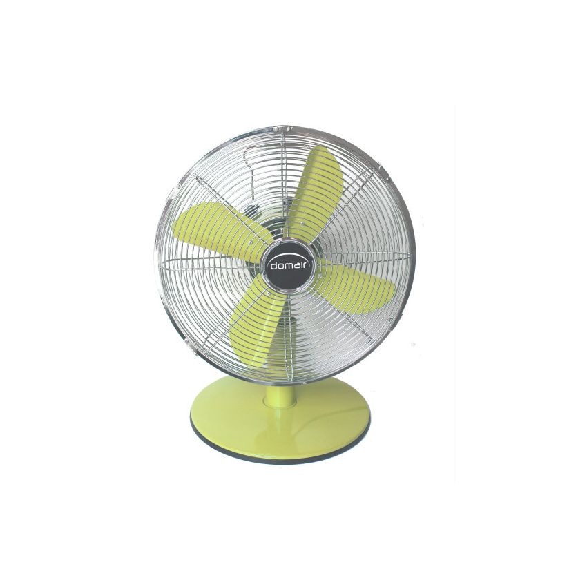Ventilateur de table vert diamètre 30 cm P: 37W