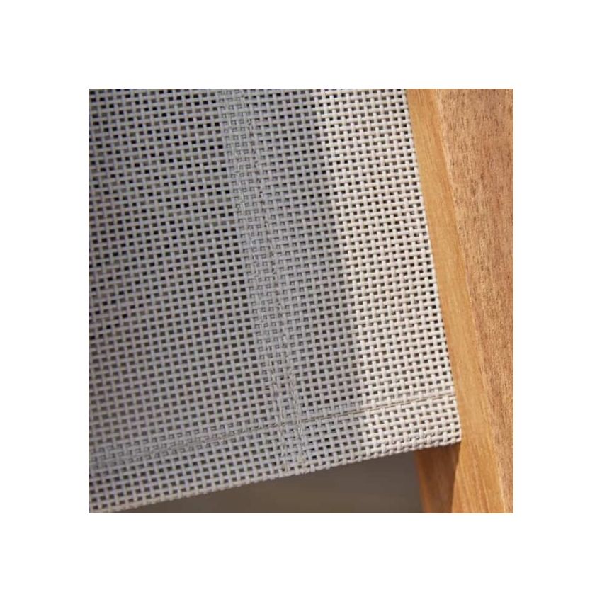 Transat SEA en Acacia et Textilène Gris 