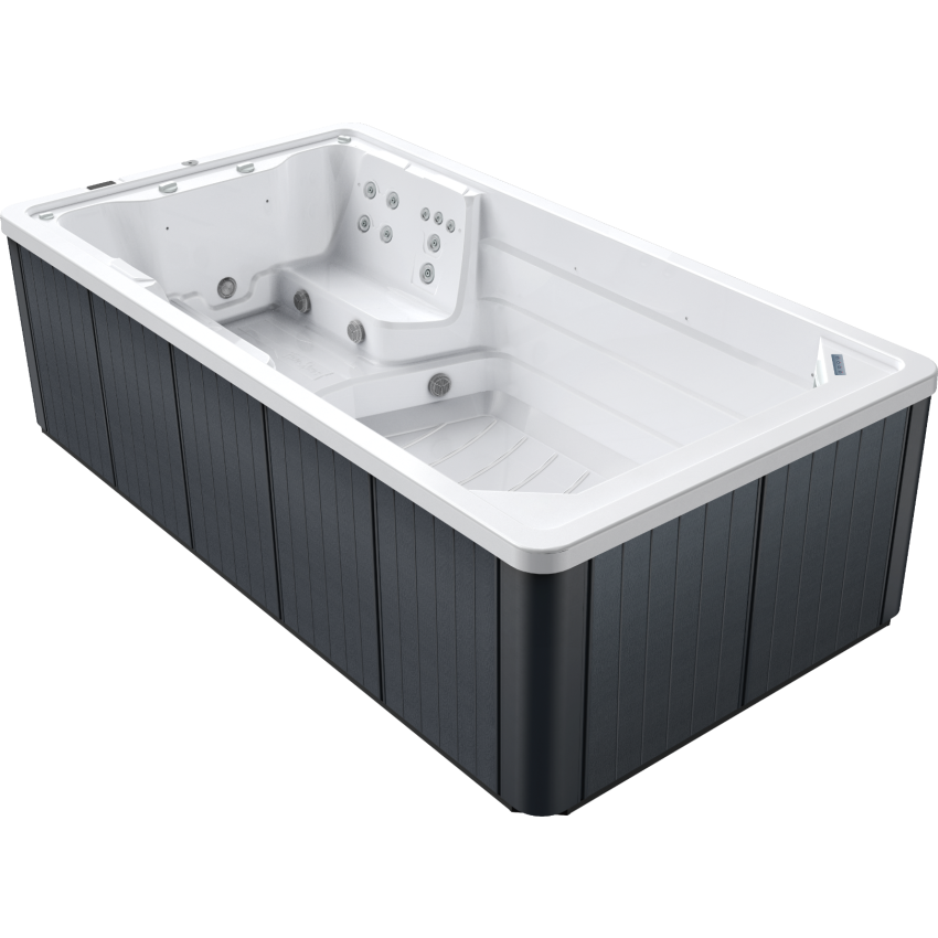 Spa de nage Acrylique Rectangulaire SPARK 3 Places 443x235x129cm