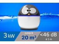 Pompe à chaleur Penguin 3 kW pour piscine de 20m3