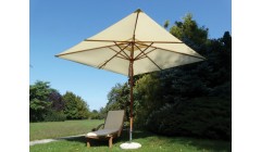 Parasol WOODEY 300x200 cmEcru