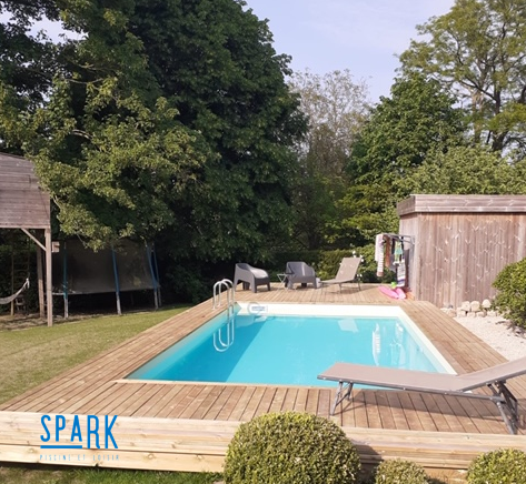 kit piscine bois hors sol rectangulaire lenny 720x400x145 cm lekingstore