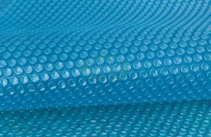  Bâche à bulles 180μ Bleu pour piscine octogonale allongée 490x355 cm