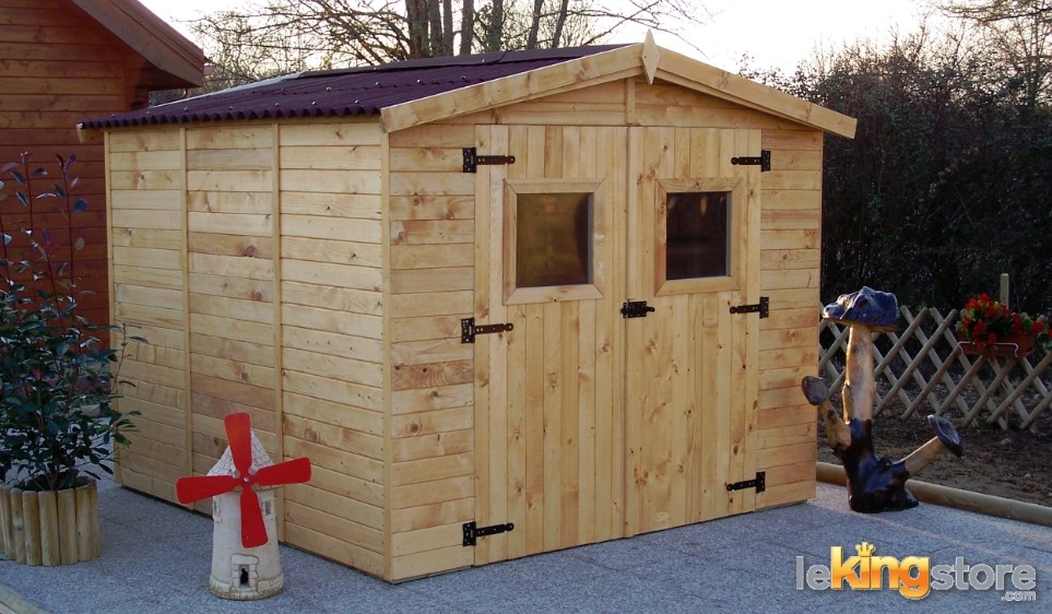 optez pour cet abri de jardin en bois 5 60 m avec plancher eden24 l 270 x p 267 cm au meilleur prix sur lekingstore lekingstore