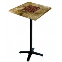 Table  Haute Café 60 x 60 x 115 cm Décor Design Coffee