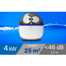 Pompe à chaleur Penguin 4 kW pour piscine de 25m3