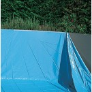 Liner Bleu Uni 75/100ème Overlap pour piscine EDG 940X480X135 cm 