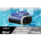 Robot piscine Fond Paroi Ligne d'eau ORCA 200 sans fil