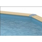 Liner Bleu 50/100ème pour piscine rectangulaire 200 x 350 x H71 cm