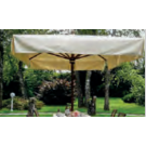 Parasol rectangulaire mat en bois TIMBERS - 400 x 300 cm