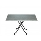 Table pliante MONTPELLIER 110x70cm NOIR