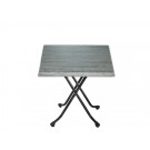 Table pliante MONTPELLIER 60x60 cm NOIR