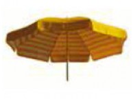 Parasol VENEZIA Duplex 200/8 cm Jaune et Blanc