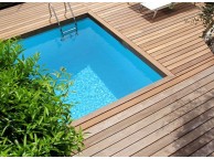 Piscine Bois carrée Tropicana 320x320x145 cm