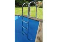 Echelle Inox pour Piscine en bois