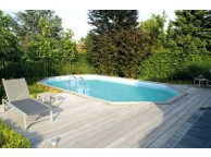 Piscine Bois SUNWATER 490 x 300 x 120 cm Liner Beige