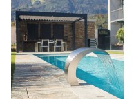 Cascade MAMBA Inox pour piscine