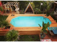 Piscine Bois Luxe LUCCI 4.15 x 2.65 x131cm