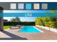 Liner 75/100ème pour Piscine Bois Luxe Rectangulaire avec echelle 420 x 320 x 131 cm