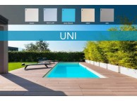 Liner 75/100ème pour piscine rectangulaire Luxe SUPREME 12.20x5.20x145 cm avec échelle 