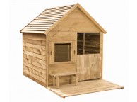 Maisonnette en bois HEIDI avec plancher et terrasse : Soulet 