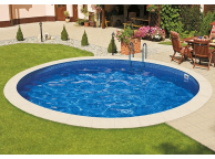 Piscine Acier Ronde Ibiza Enterrée D5 x 1.5 m