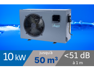 Pompe à chaleur Inverter 10 kW pour piscine de 50m3