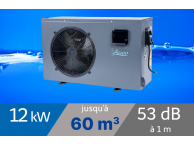 Pompe à chaleur Inverter 12 kW pour piscine de 60m3