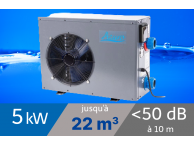Pompe à chaleur piscine Azuro 5 kW + WiFi pour piscine de 22m3